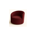 Ver imagem 4 de Conjunto 01 Poltrona + Sofá Curvo Orgânico Nature Gaia Suede Bordô - Montanaris Decor