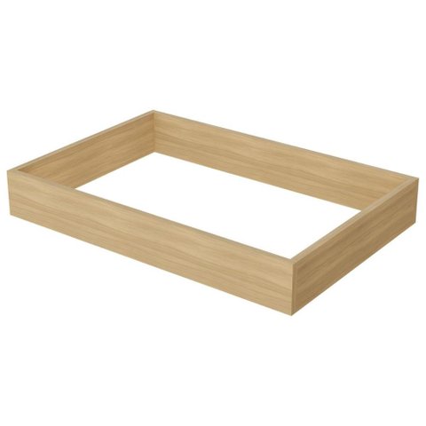Módulo Cozinha Nesher Marquesa Kit de Rodapé Multilinha 70x47x10cm Nature - Nesher