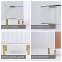 Ver imagem 5 de Mesa de Cabeceira Ditália 2 Gavetas Dm-121 Branco