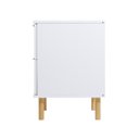 Ver imagem 3 de Mesa de Cabeceira Ditália 2 Gavetas Dm-121 Branco