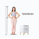 Ver imagem 6 de Mesa de Cabeceira Ditália 2 Gavetas Dm-121 Branco