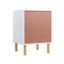 Ver imagem 4 de Mesa de Cabeceira Ditália 2 Gavetas Dm-121 Branco