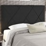 Cabeceira Queen Dalila Veludo Preto - Vian - 1
