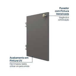 Armário Baixo Módulo 70x60 2 Portas Frame Cabecasa MadeiraMadeira - 7