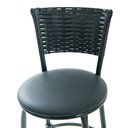 Ver imagem 7 de Kit 2 Banquetas Baixa de Cozinha Encosto Junco