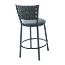 Ver imagem 6 de Kit 2 Banquetas Baixa de Cozinha Encosto Junco