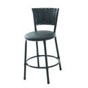 Ver imagem 4 de Kit 2 Banquetas Baixa de Cozinha Encosto Junco