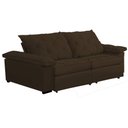Ver imagem 7 de Sofá Retrátil e Reclinável 2,40m Clara | Conforto Premium e Design Elegante Marrom