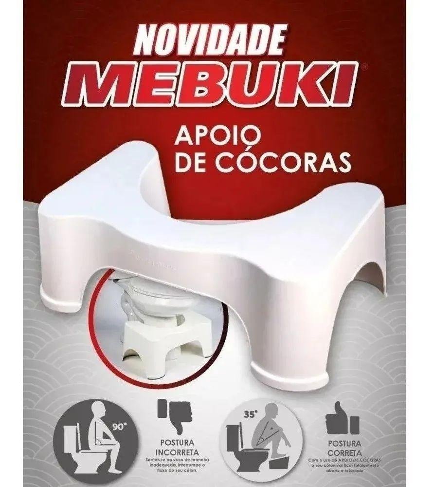 Apoio Banco Cócoras Vaso Sanitário Antiderrapante Mebuki - 3