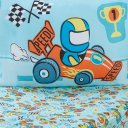 Ver imagem 3 de Jogo de Cama Kids Solteiro 2 Pçs Microfibra 88x188x30cm Speed