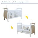 Ver imagem 6 de Quarto de Bebê Completo com Cômoda Berço e Guarda Roupa Zara Tigus Baby