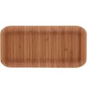 Ver imagem 6 de Kit 6 Petisqueiras Bandeja Retangular de Bambu 28x11cm Prato Salgados Petisco Hire Lyor