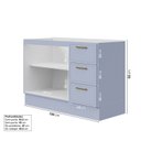 Ver imagem 3 de Balcão para Pia Planejado 120cm sem Tampo Marselha CabeCasa MadeiraOriginals Azul/Sereno