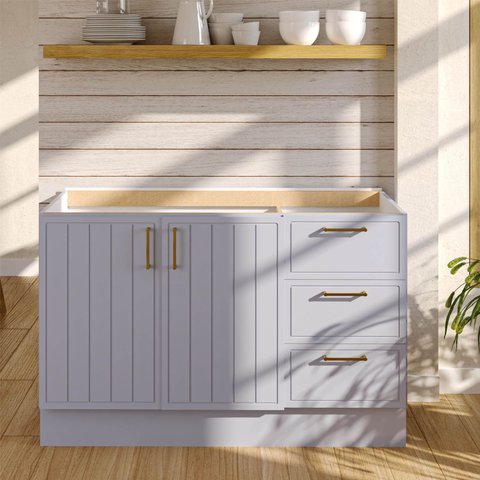 Balcão para Pia 120cm sem Tampo Marselha Cabecasa Madeiraoriginals