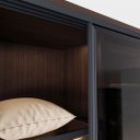 Ver imagem 2 de Perfil Puxador Alumínio Rm-407 Facetato Safira 15mm com com 3m Preto Rometal Barra com 3m