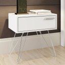Ver imagem 1 de Mesa de Cabeceira 1 Gaveta Isadora Design Carraro