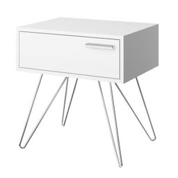 Mesa de Cabeceira 1 Gaveta Isadora Design Carraro - 2 Mesa de Cabeceira 1 Gaveta Isadora Design Carraro - 2