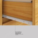Ver imagem 7 de Cômoda Montevidéu 1 Porta 4 Gavetas Cinamomo/off White - Demóbile