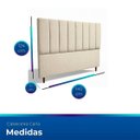 Ver imagem 5 de Cabeceira Estofada Moderna e Elegante para Cama de Casal 140 Carla Linho