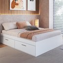 Ver imagem 1 de Cama Casal Queen com 4 Portas 160 Tókio