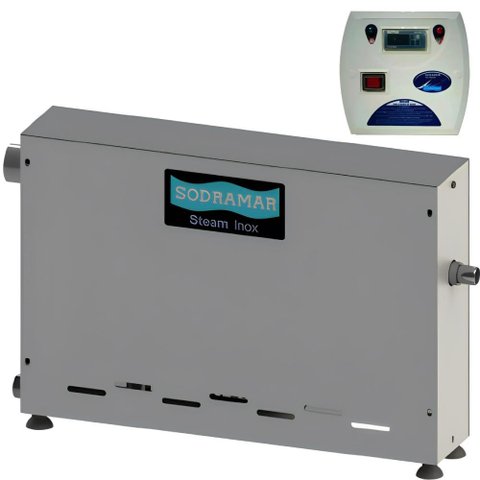 Sauna Vapor Universal Inox 4kw + Comando Digital Sodramar-220v