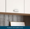 Ver imagem 4 de Kit Cozinha Compacta Suspensa Mila Moderna Premium Completa Balcão Cor CarvalhoOak/Off White