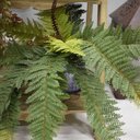 Ver imagem 2 de Buque Planta Artificial Samambaia X12 Folhas Toque Real Formosinha