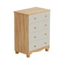 Ver imagem 2 de Cômoda Infantil 4 Gavetas 100% MDF Mimo Espresso Móveis