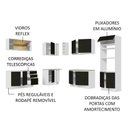 Ver imagem 5 de Armário de Cozinha Completa de Canto 459cm Branco Preto Glamy Madesa 01
