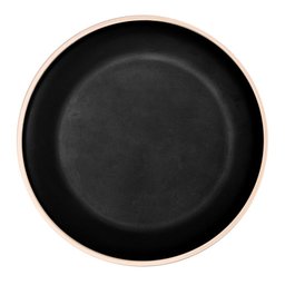 Prato Raso de Melamina Class Preto 27cm - 1