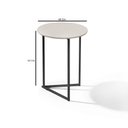 Ver imagem 4 de Mesinha para Sala Lateral Estilo Industrial Decorativo Jade