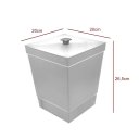 Ver imagem 5 de Kit Banheiro 4 Peças Lixeira Dispenser Porta Escova e Porta Algodão - Stolf