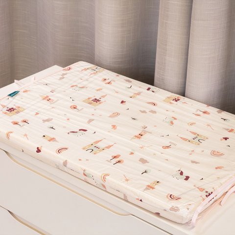 Trocador Bebê Impermeável Percal 200 Fios 100% Algodão Moderninhos:conto de Fadas