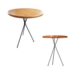 Tampo Redondo Mesa Decoração Bistrô Madeira Pinus 45cm - 4