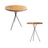 Tampo Redondo Mesa Decoração Bistrô Madeira Pinus 45cm - 4