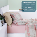 Ver imagem 5 de Conjunto de Lencol Casal Queen Size Selin 04 Pçs Toque Super Macio Cotton:rose