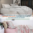 Ver imagem 4 de Conjunto de Lencol Casal Queen Size Selin 04 Pçs Toque Super Macio Cotton:rose