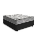 Ver imagem 2 de Cama Box Baú Viúva + Colchão de Molas Ensacadas Evolution Probel/prodormir 128x188x74 Cm:preto