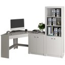 Ver imagem 1 de Escrivaninha Armario e Balcao para Escritorio Branco Me41x69x03x10 Tecno Mobili