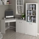 Ver imagem 2 de Escrivaninha Armario e Balcao para Escritorio Branco Me41x69x03x10 Tecno Mobili