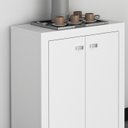 Ver mais imagens de Escrivaninha Armario e Balcao para Escritorio Branco Me41x69x03x10 Tecno Mobili