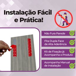 Módulo Cabeceira Ubatuba Ripado Mdf 66x40cm Linea Brasil - 3