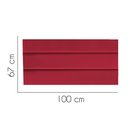 Ver imagem 2 de Painel Estofada Argentina 100cm Solteiro Para Cama Box Quarto Suede Vermelho - Gat Magazine