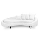Ver imagem 2 de Sofá 3 Lugares 2,30m Living Orgânico Medelim - Élpis Móveis - Boucle Branco