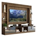 Ver imagem 2 de Estante Tv 65" Portas C/ Espelho Oslo Multimóveis V3390 Madeirada/Branca Madeirado/Branco