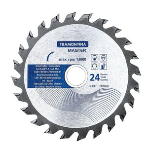 Disco de Corte para Madeira 4.3/8'' Tramontina Tramontina
