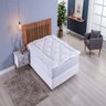 Pillow Top Extra Macio para Colchão Casal Padrão de 1,38 X 1,88 até 0,50cm de Altura. Cor Branco - 2