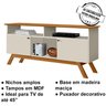 Rack Para TV 43 Polegadas 8004 Off White Nature Tebar - 4