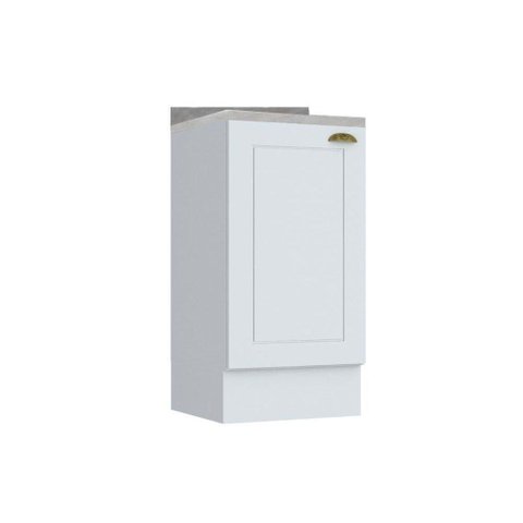 Balcão de Cozinha Modulado Americana 1 Porta C/ Tampo Branco - Henn