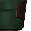 Ver imagem 4 de Poltrona Organica Recepção para Sala Aisha Corano Marrom e Veludo Verde - Incasa Decor